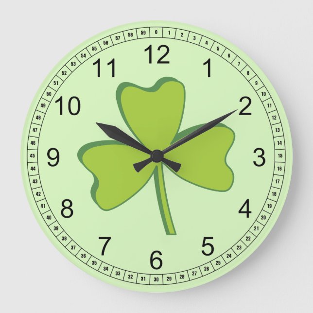 Relógio Grande Shamrock (Frente)