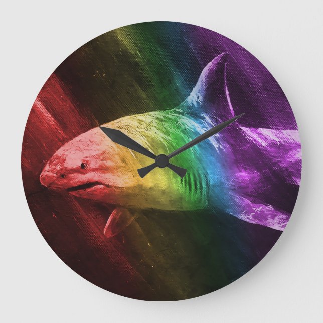 Relógio Grande Shark Pride (Frente)