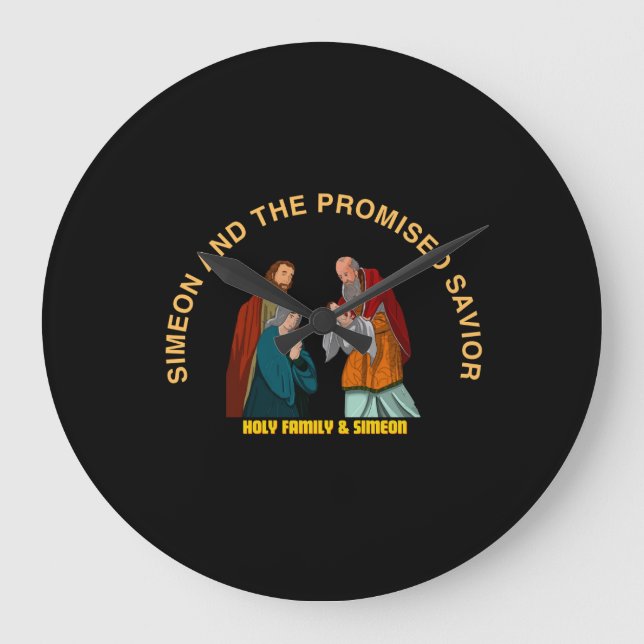 RELÓGIO GRANDE SIMEON AND THE PROMISED SAVIOR (Frente)