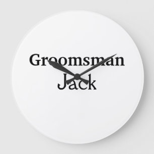 Relógio Grande SIMPLES MINIMAL adicione seu nome custom padrinho