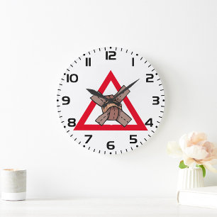 Relógio Grande Sinal de Estrada Encantada de Tráfego