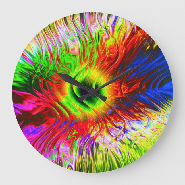 Relógio Grande Sinuous 11 Wall Clock (Frente)