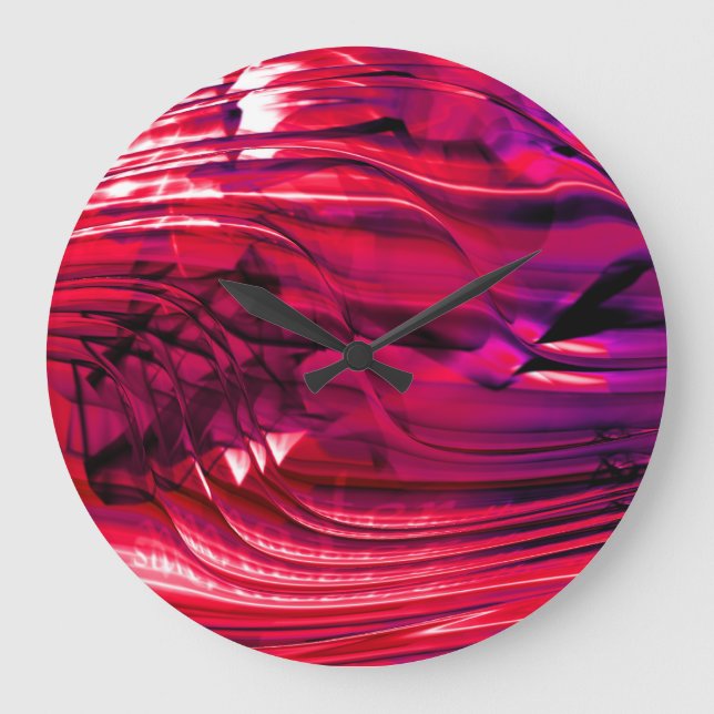 Relógio Grande Sinuous 5 Wall Clock (Frente)