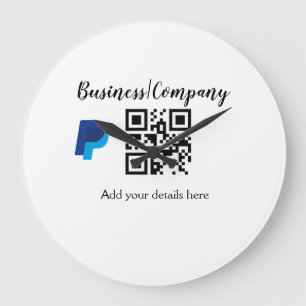 Relógio Grande site simples de empresa de negócios código de barr