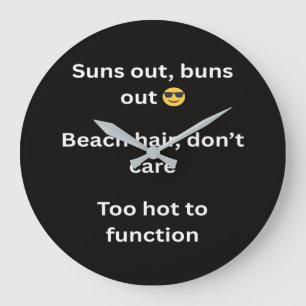 Relógio Grande Slogans Engraçados de Camisetas de Verão 2026 Tend