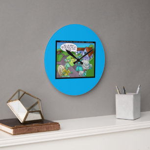 Relógio Grande Snail Real Estate Sales Funny Gifts & Coleções