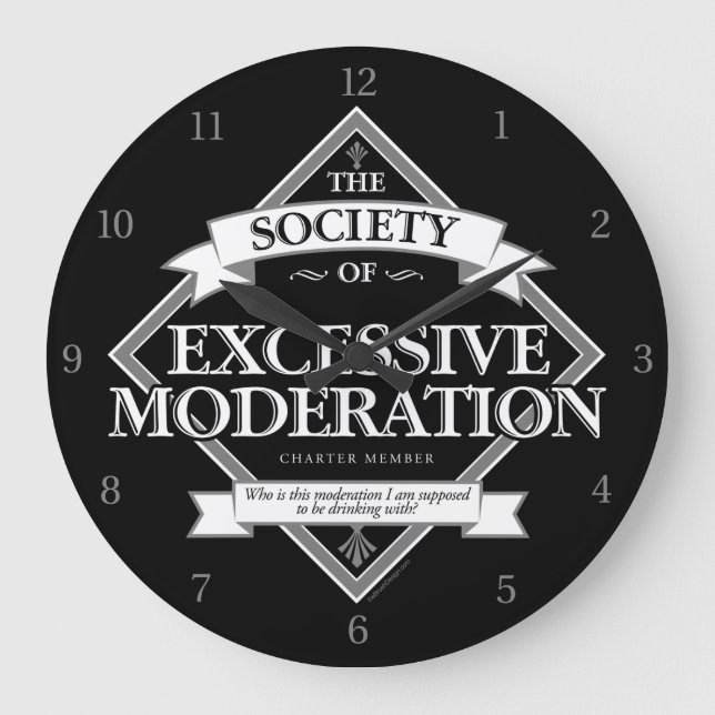 Relógio Grande Sociedade de Moderação Excessiva (Frente)