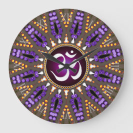 Relógio Grande Sol branco OM Energy Bohemian Sunshine