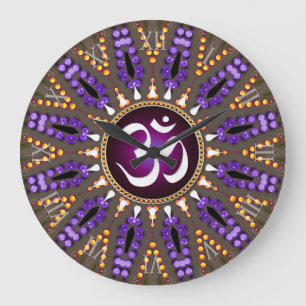 Relógio Grande Sol branco OM Energy Bohemian Sunshine