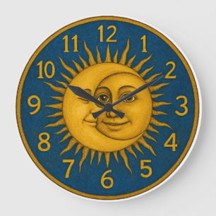Relógio Grande Sol e Lua