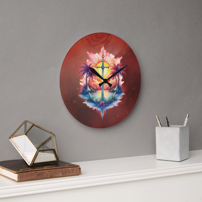 Relógio Grande Solar anchor in a tropical paradise.  (Escritório)