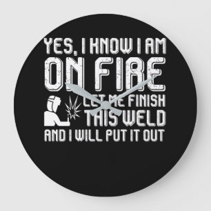 Relógio Grande Soldador na solda do revestimento do fogo eu pôr 