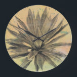 Relógio Grande Sonhos do Deserto| Central verde<br><div class="desc">Sonhos do Deserto| Artista de plantas verdes: Naomi McCavitt</div>