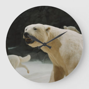 Relógio Grande Sorrir forçadamente do urso polar