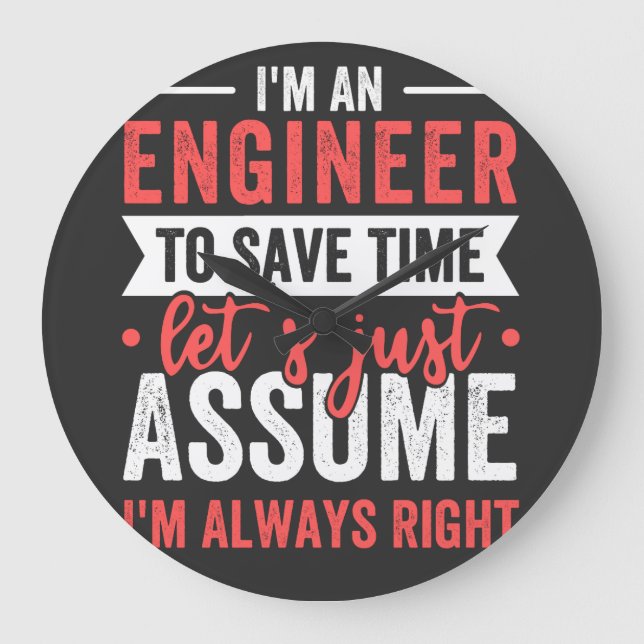 Relógio Grande Sou um ENGENHEIRO, para salvar o Vamos do tempo, a (Frente)