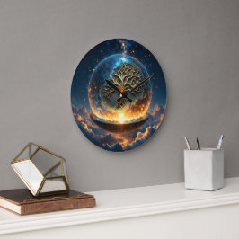 Relógio Grande Sphere of Life – The Golden World Tree. 