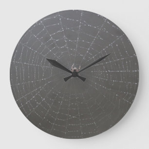 Relógio Grande Spider Web Clock