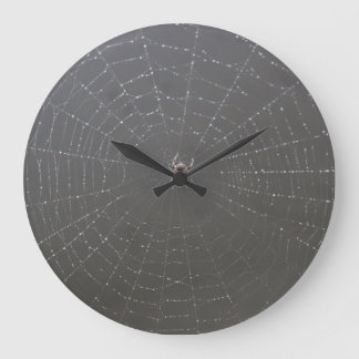 Relógio Grande Spider Web Clock