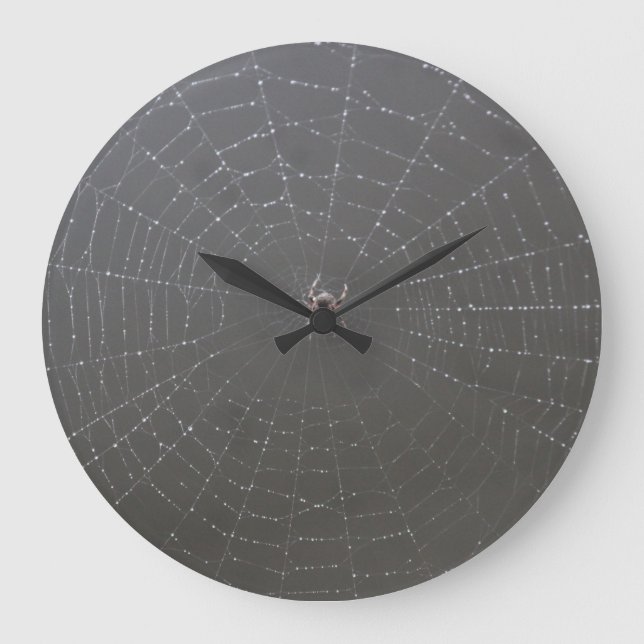 Relógio Grande Spider Web Clock (Frente)