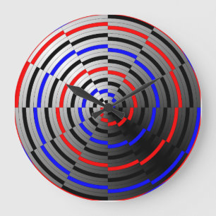 Relógio Grande Spiral Cone por Kenneth Yoncich
