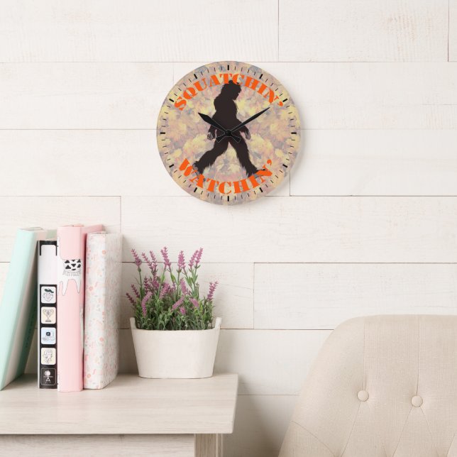 Relógio Grande Squatchin' Watching Two (Sala de leitura)