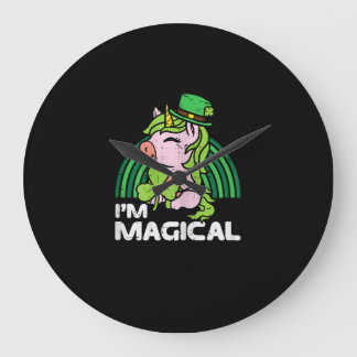 Relógio Grande St Pattys Criança Kids Homens Jogos Gamer St Patri