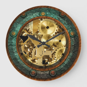 Relógio Grande Steampunk 1B1 Clock