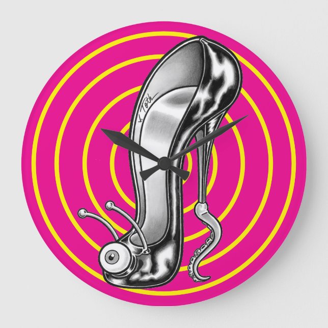 Relógio Grande Stilettoid™ Large Clock (Frente)