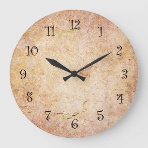 Relógio Grande Stone Look Kitchen Wall Clocks