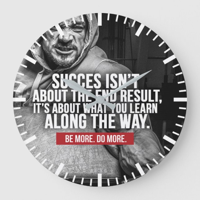 Relógio Grande Sucesso E Aprendizado - Inspiração De Workout (Frente)