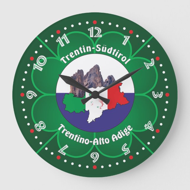 Relógio Grande Südtirol - Alto Adige - Italien - Italia Uhr (Frente)