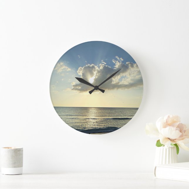 Relógio Grande Sunrise Over the Quiet Coast (Lar)