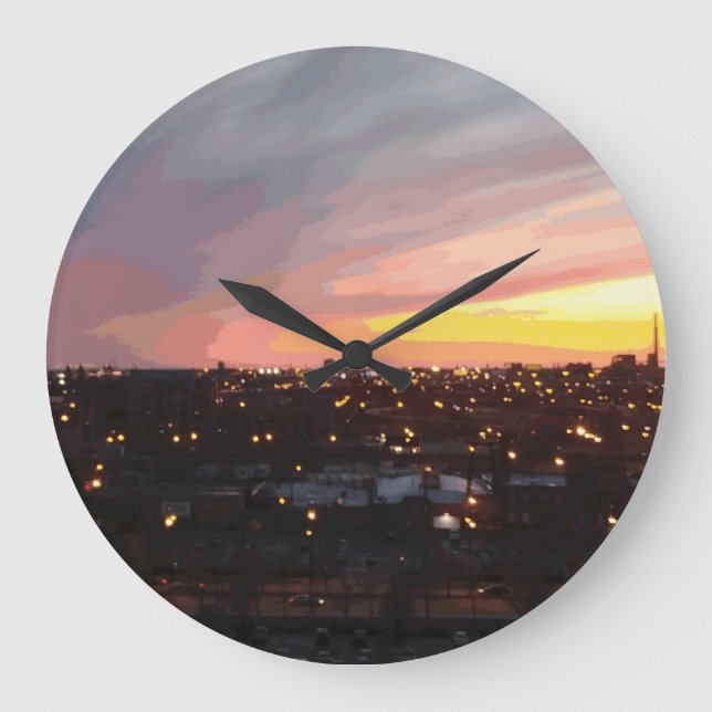 Relógio Grande Sunset - 6 de abril de 2018 19:34. (Frente)