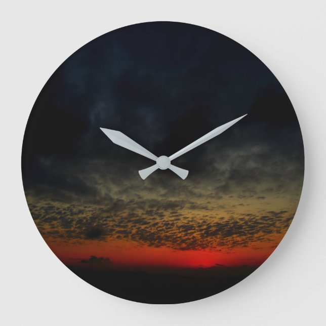 Relógio Grande Sunset Antes da Tempestade (Frente)