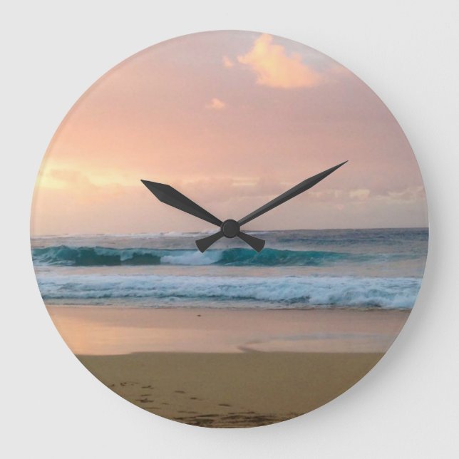 Relógio Grande Sunset Beach e oceano  (Frente)