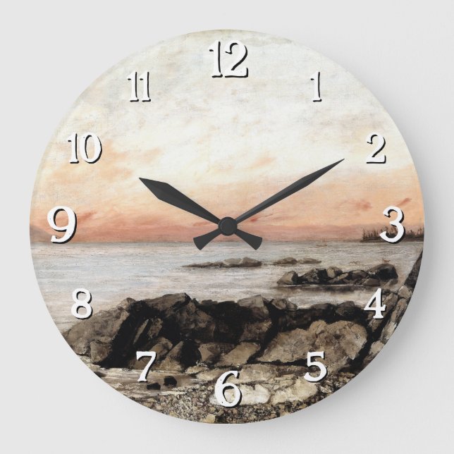 Relógio Grande Sunset, Vevey, Suiça - Gustave Courbet (Frente)