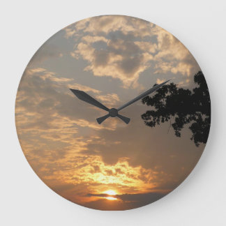 Relógio Grande Sunset Wall Clock