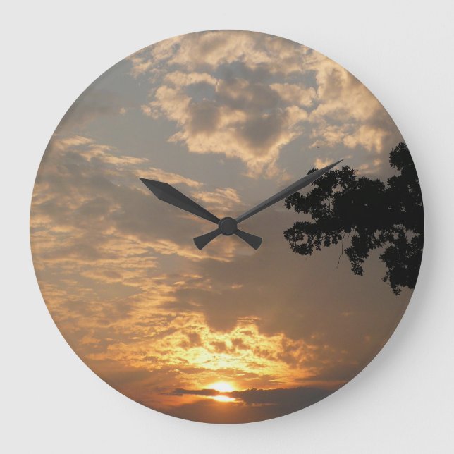 Relógio Grande Sunset Wall Clock (Frente)