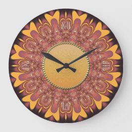 Relógio Grande Sunshine Earth Love Wall Clock