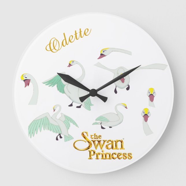 Relógio Grande Swan Princess Odette Wall Clock (Frente)