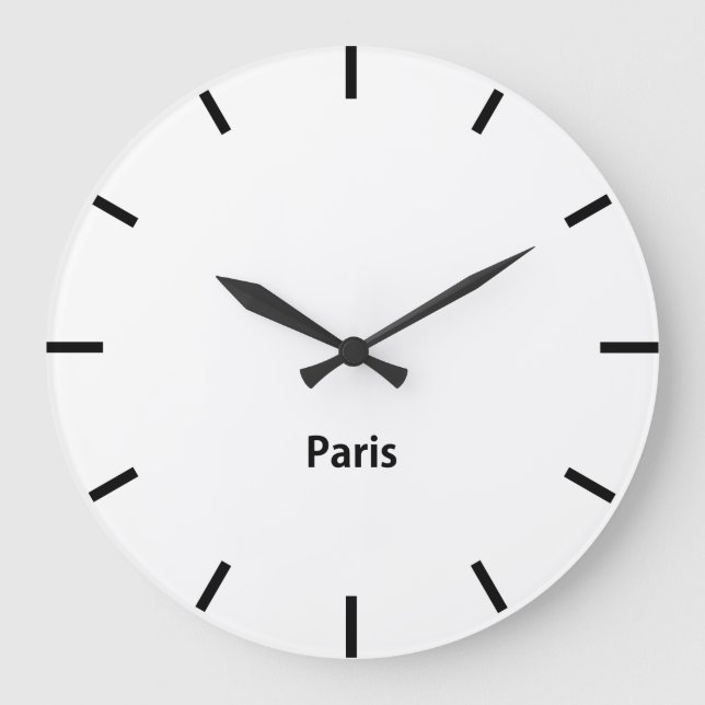 Relógio Grande Sydney City Time Zone Newroom Wall Large Clock (Frente)