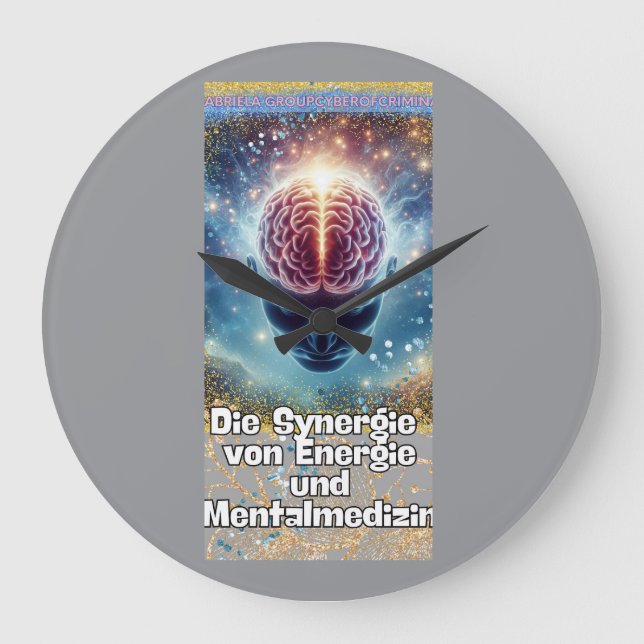 Relógio Grande Synergie von Energie und Mentalmedizin (Frente)
