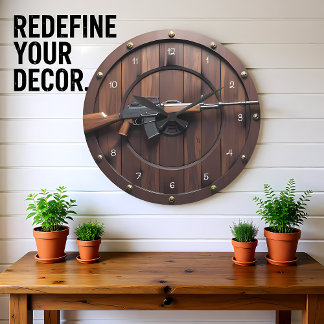 Relógio Grande Tactical Rifle Wood Grain