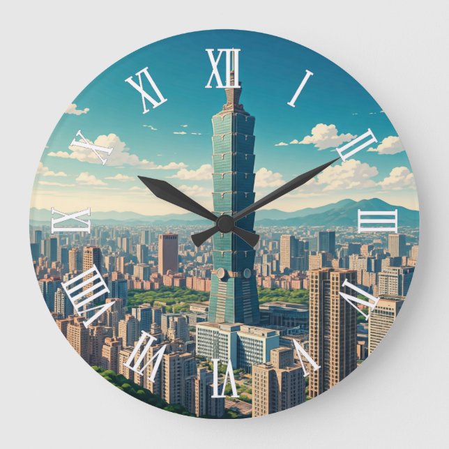 Relógio Grande Taipei 101 Taiwan (Frente)