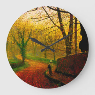 Relógio Grande Tarde de novembro Stapleton Park Grimshaw