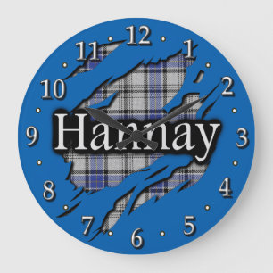 Relógio Grande Tartan escocês de Hannay do clã