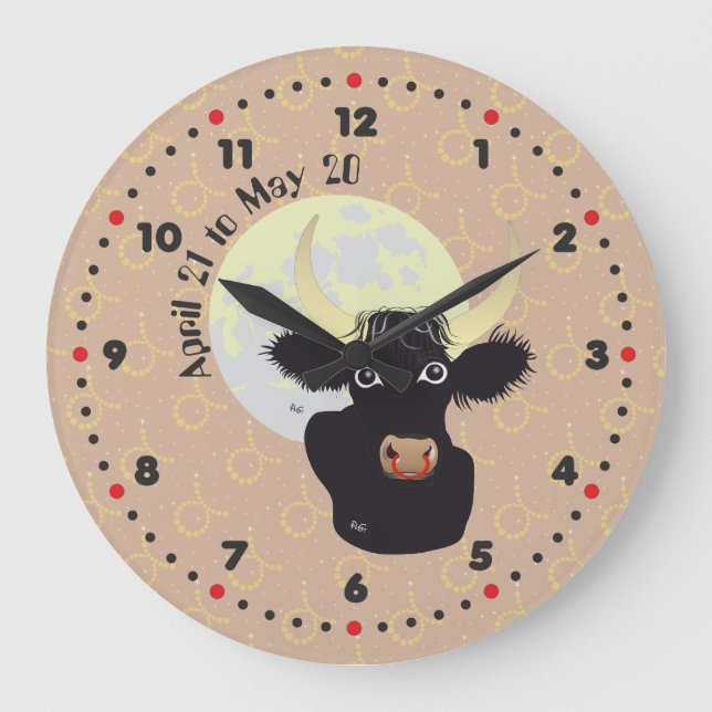 Relógio Grande Taurus de 21 de abril a 20 de maio (Frente)