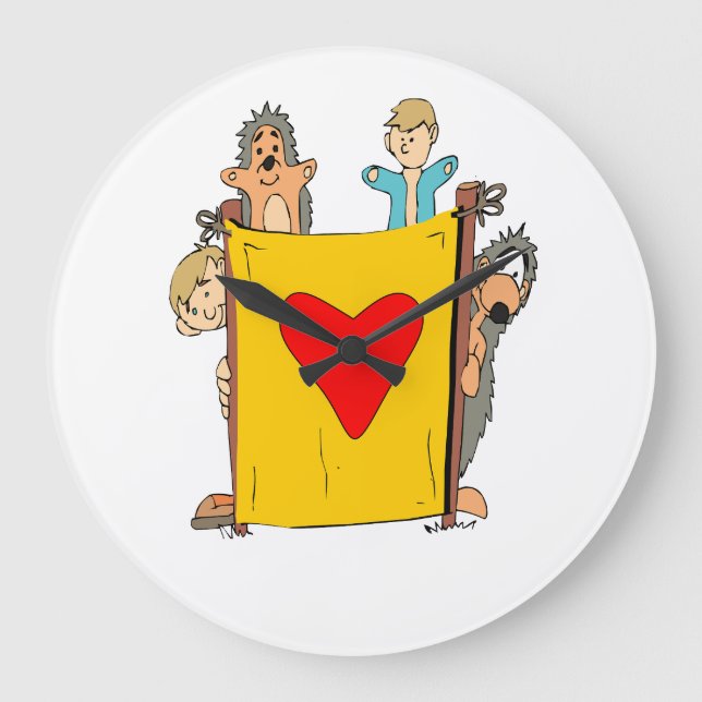 Relógio Grande teatro de marionetas (Frente)