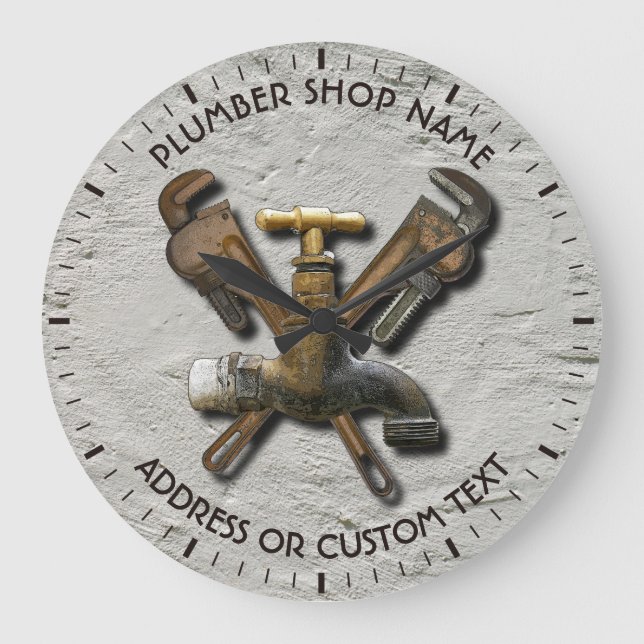 Relógio Grande Técnico de Engenheiro de esgoto de água encanada (Frente)