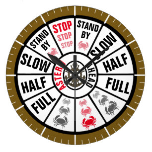 Relógio Grande Telégrafo náutico do navio tradicional